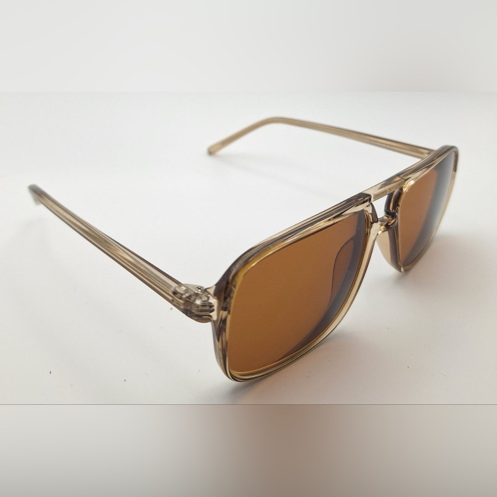Zenni Brown Pilot Sunglasses Frames Only